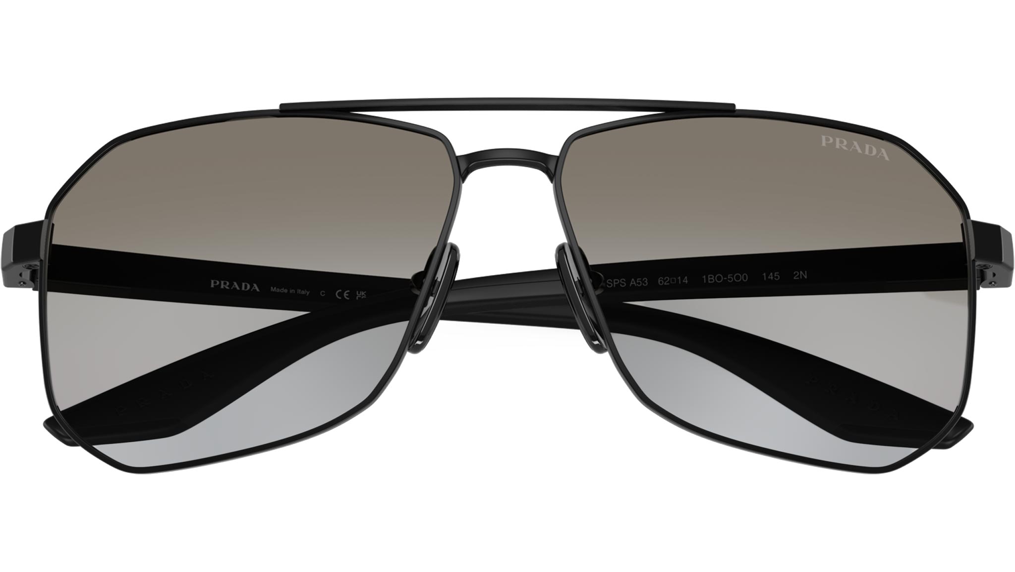 PS A53S Prada Linea Rossa Sunglasses 1BO5O0 Matte Black - eye-oo.com