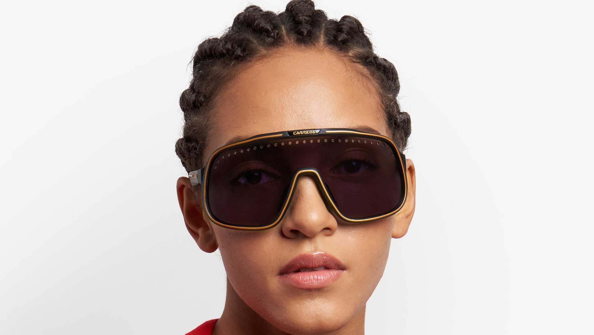 Carrera C SPORT 02/S I46 IR Sunglasses Matte Black Gold - eye-oo.com