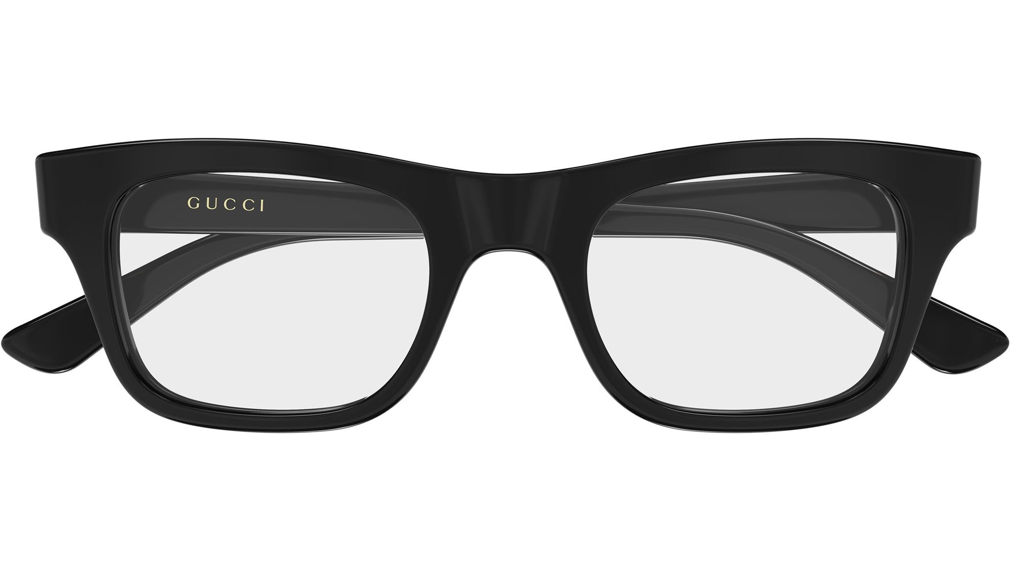 Gucci GG1857S 005 Black Grey Rectangular Sunglasses - eye-oo.com