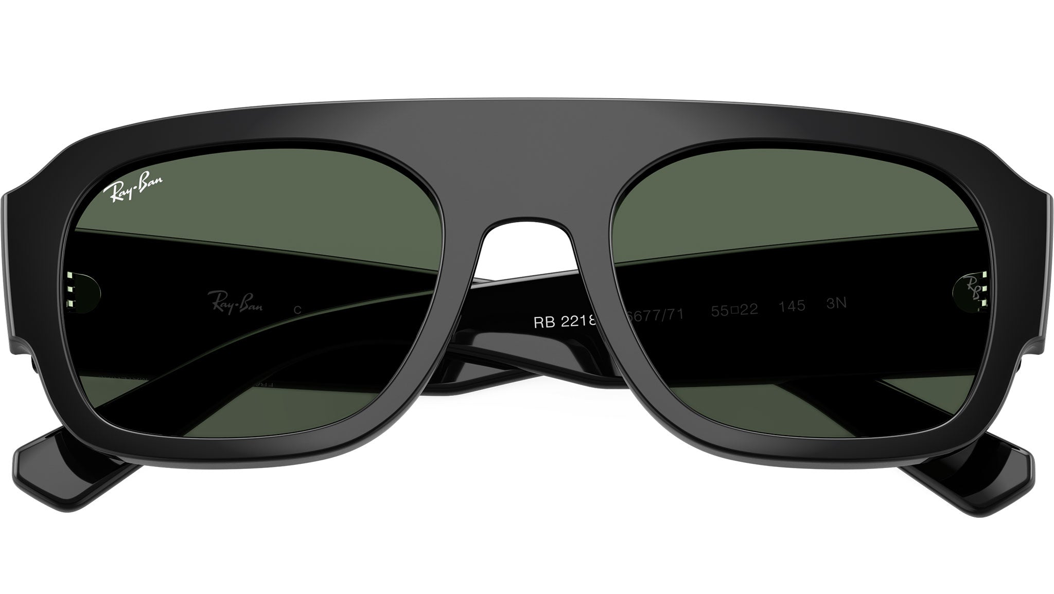 Ray-Ban RB2218 Sunglasses 667771 Black - eye-oo.com