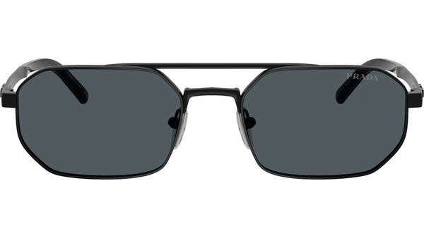 PR D53S Prada Sunglasses 7AB70B Satin Black - eye-oo.com