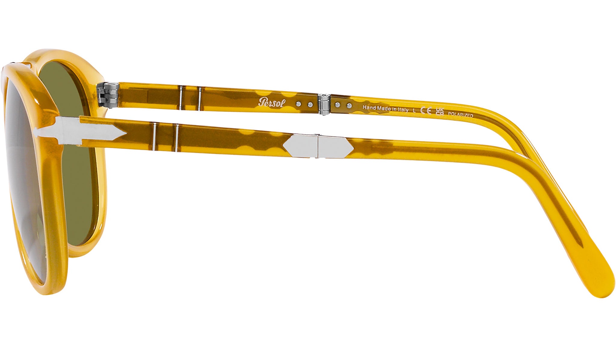 Persol Steve McQueen PO0714SM 204/P1 Yellow Sunglasses