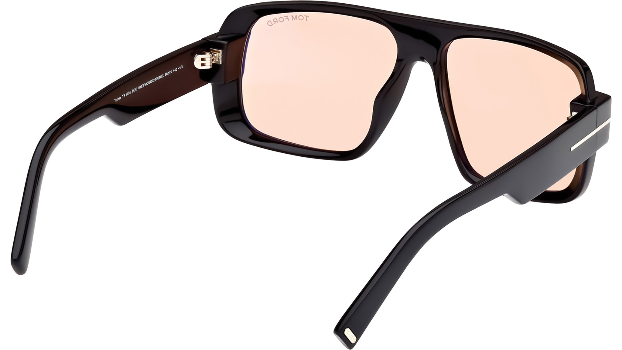 Tom Ford Turner Sunglasses FT1101 01E Shiny Black - eye-oo.com