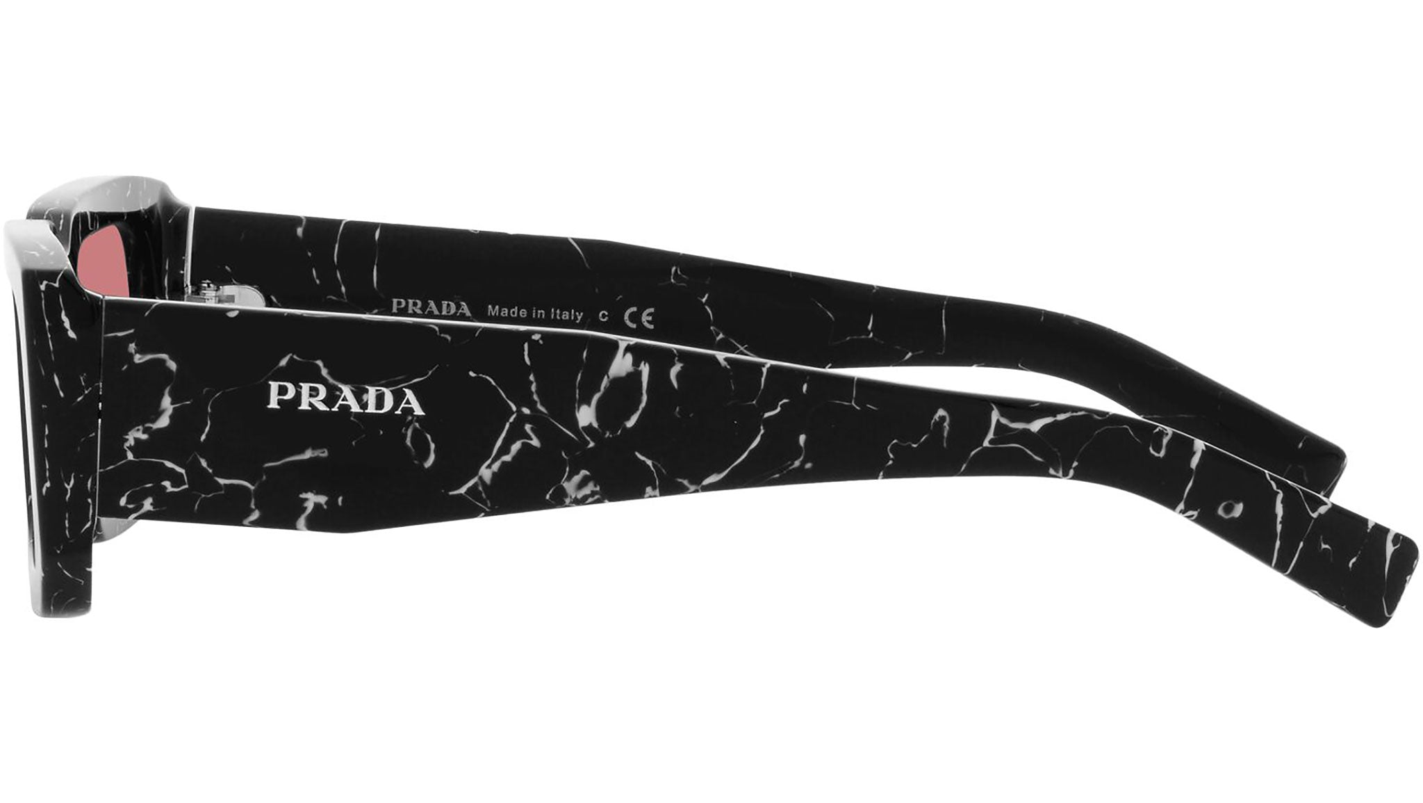 Prada Tortoise Sunglasses PR 06YS | Abstract Black & White with