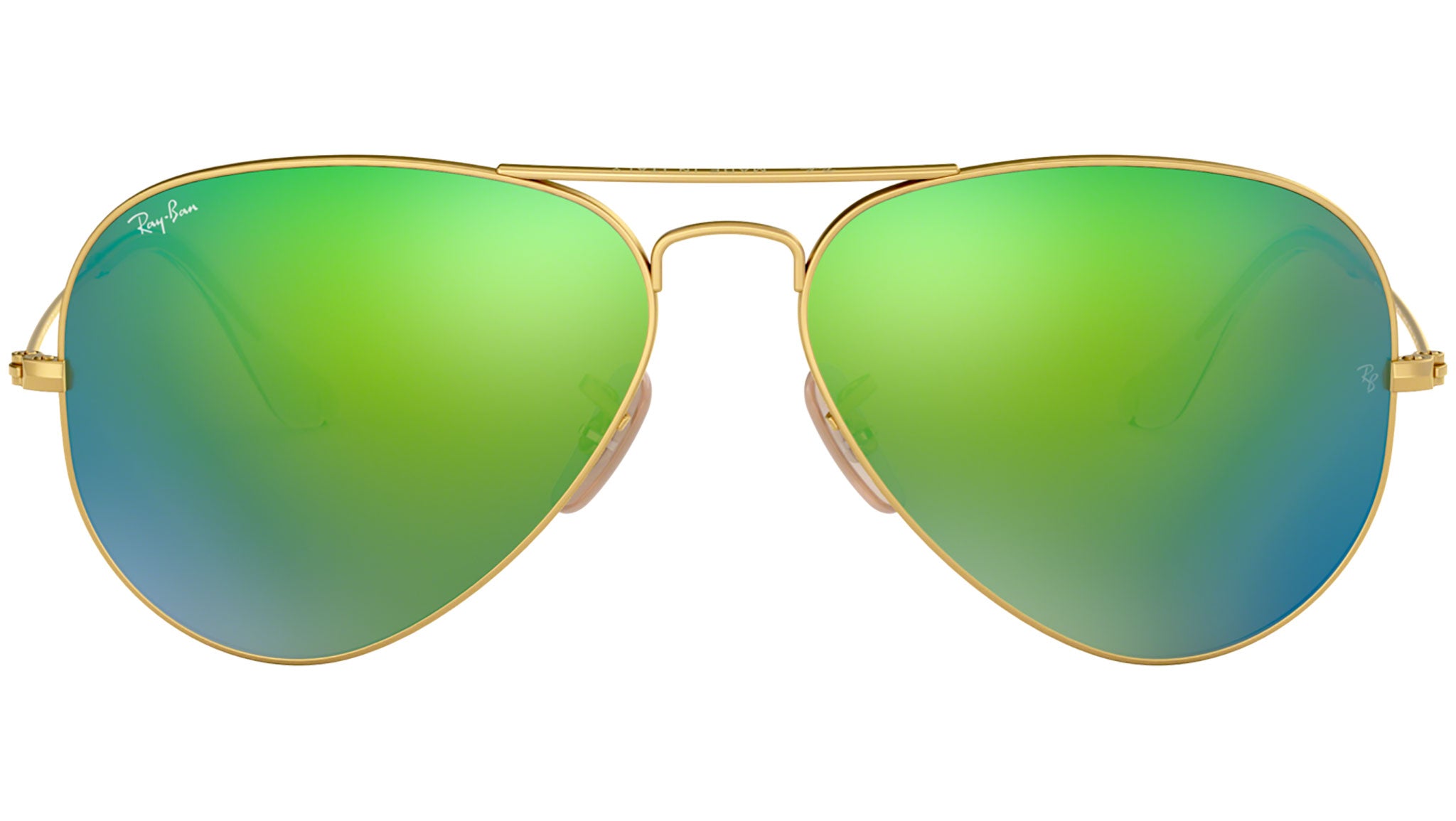 Ray-Ban Aviator サングラス グリーンレンズ Ray-Ban RB3025 Aviator Classic XL (58 - 14) with Green lenses and