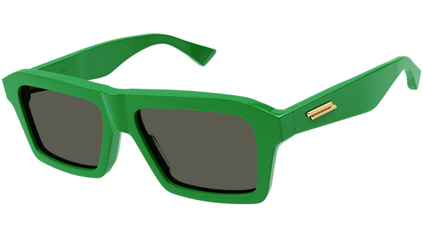Bottega Veneta BV1213S 003 Shiny Green Sunglasses - eye-oo.com