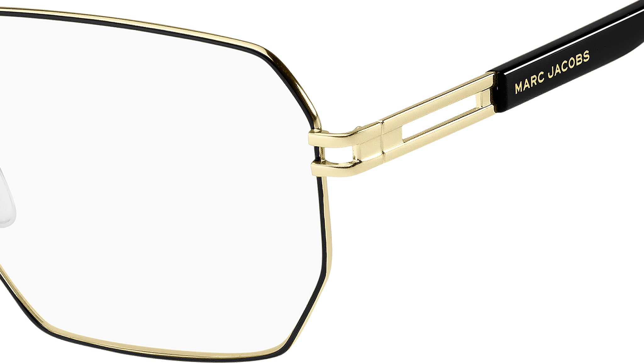Marc Jacobs MARC 635 RHL Optical Frame Gold Black - eye-oo.com
