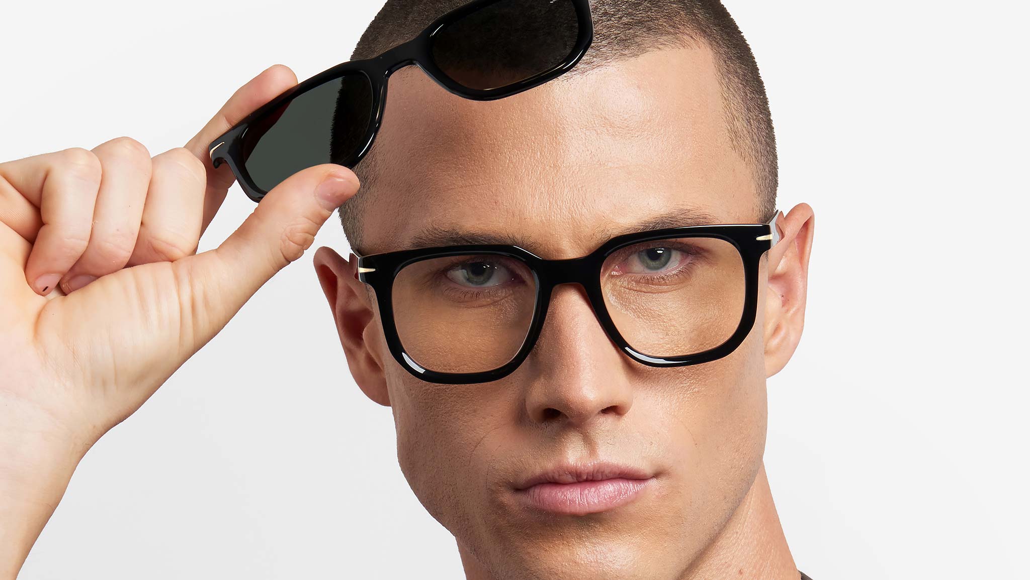 David Beckham DB 7143/C WR7 Optical Frame Black Havana - eye-oo.com