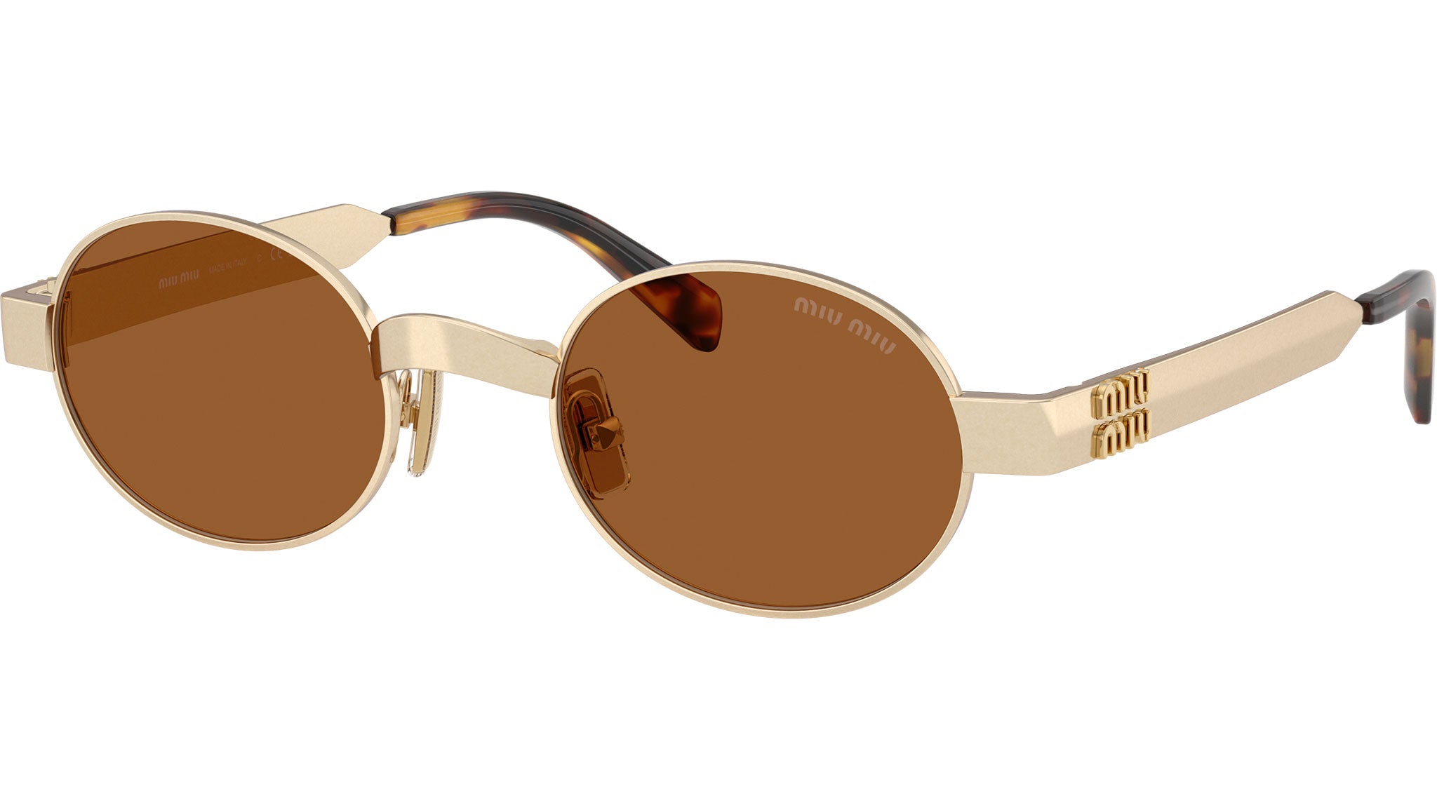 Miu Miu MUB51S Sunglasses 22M20V Old Gold - eye-oo.com
