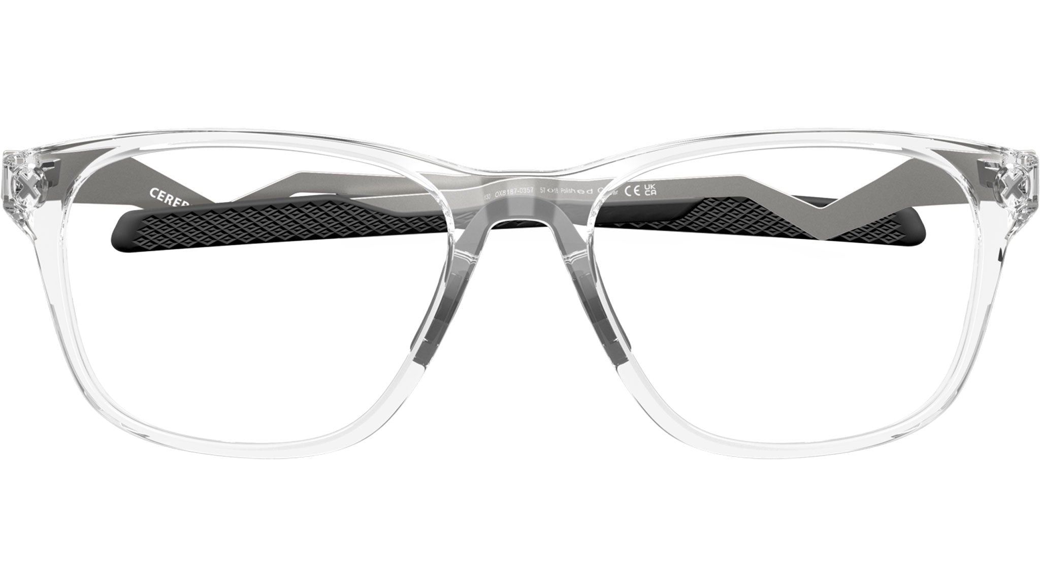 Oakley Cerebral OX8187 818703 Optical Frame Polished Clear - eye