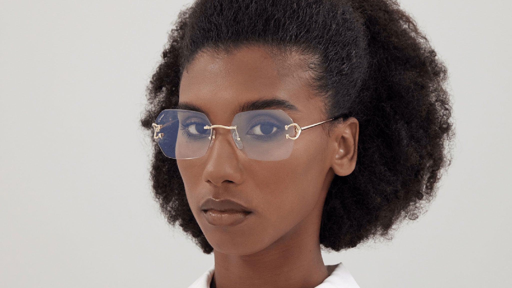 Cartier CT0416S 001 Shiny Gold Sunglasses - eye-oo.com