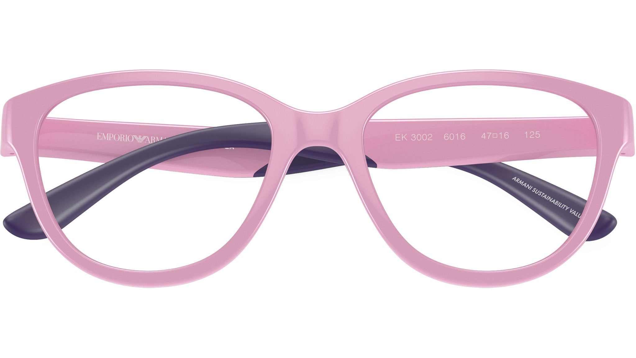 Emporio Armani Kids EK3002 Glasses 6016 Shiny Lilac - eye-oo.com
