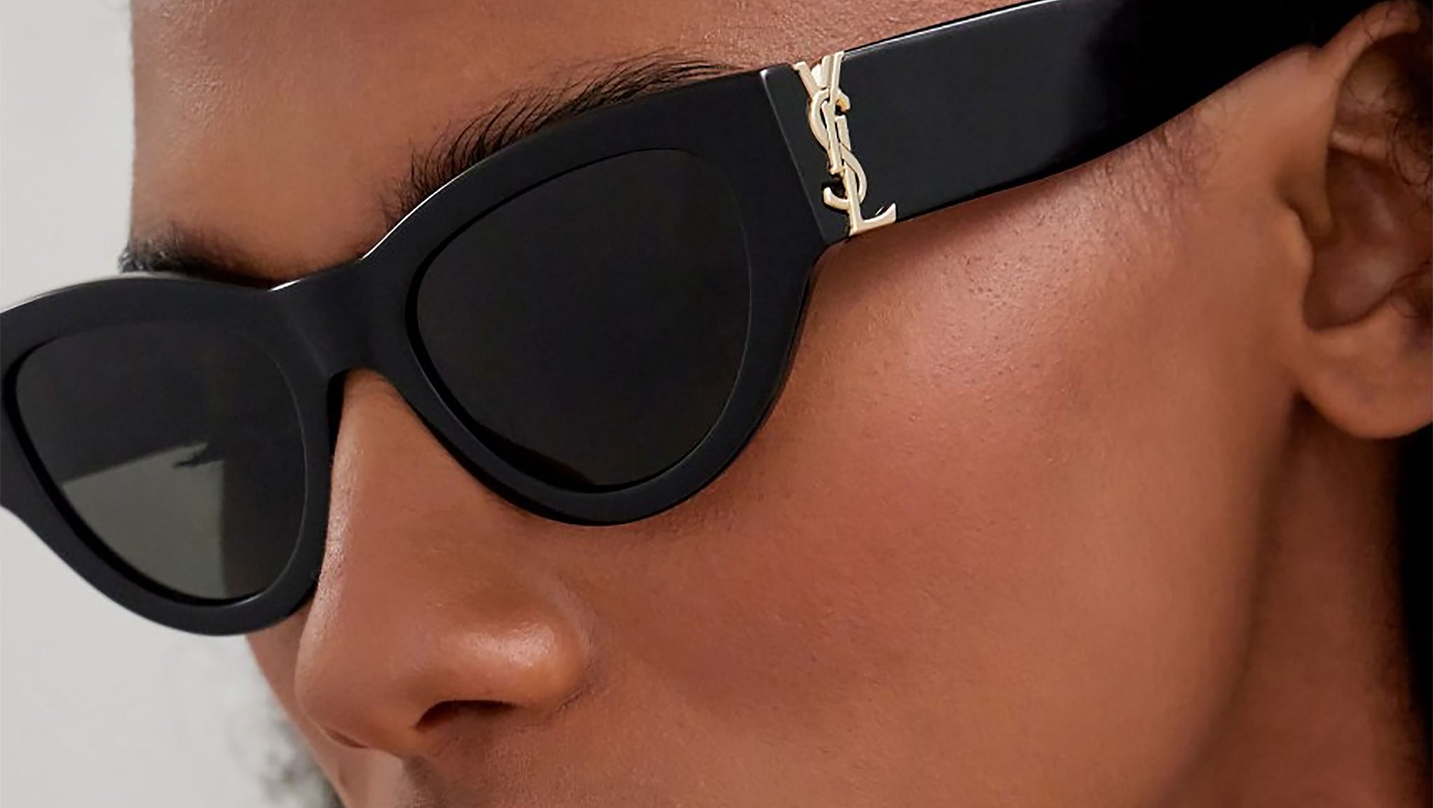 Saint Laurent SL M94 001 Shiny Black Sunglasses - eye-oo.com