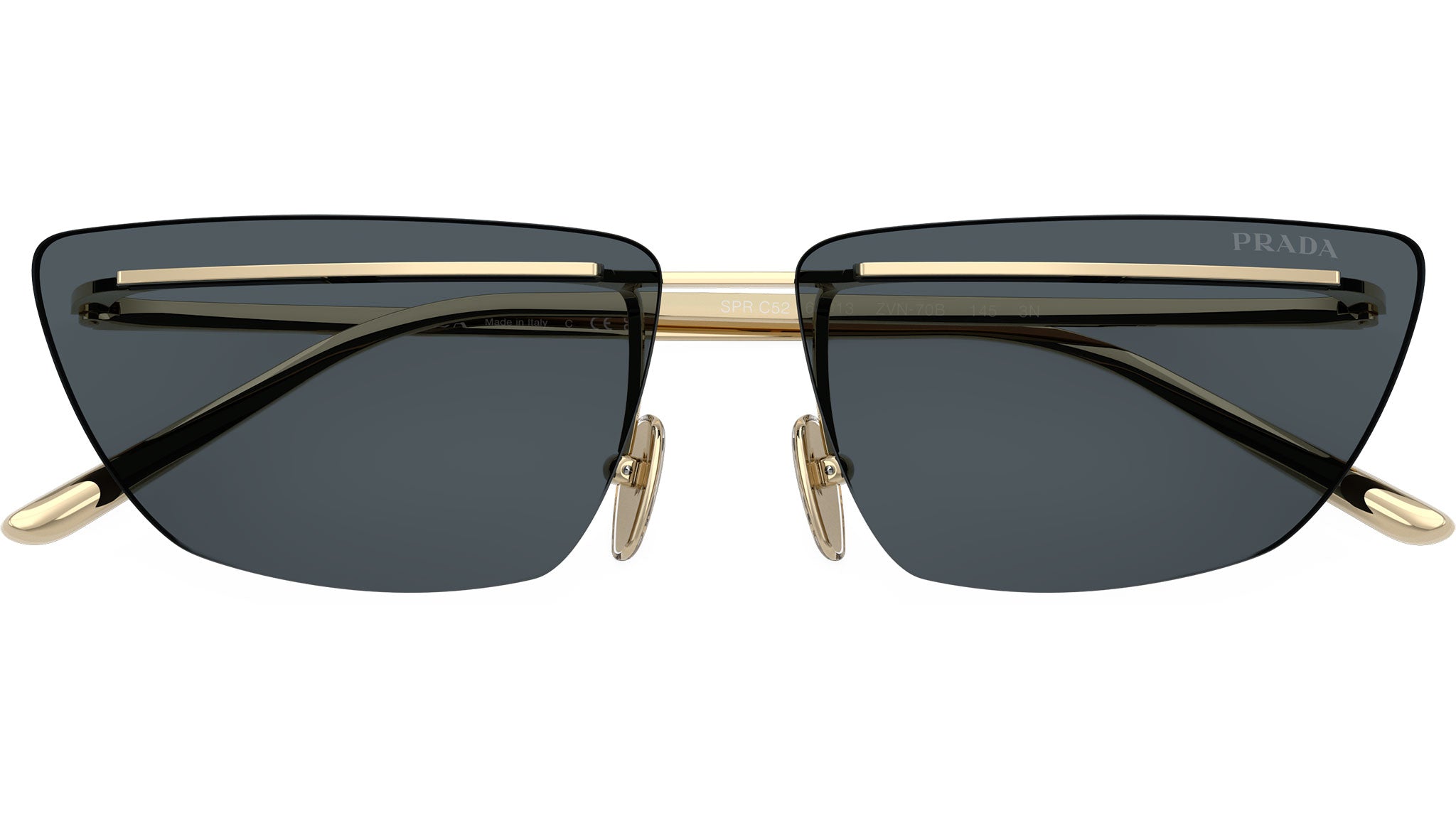 PR C52S Prada Sunglasses ZVN70B Pale Gold - eye-oo.com