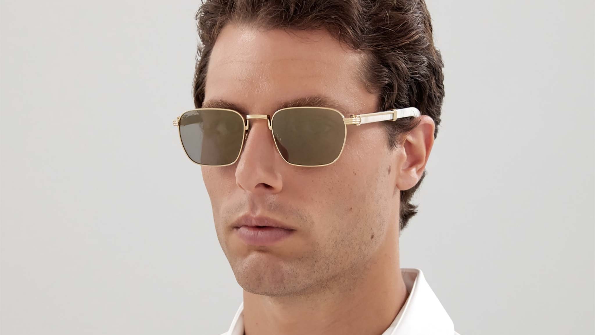 Cartier Première CT0363S Sunglasses 003 Shiny Gold - eye-oo.com