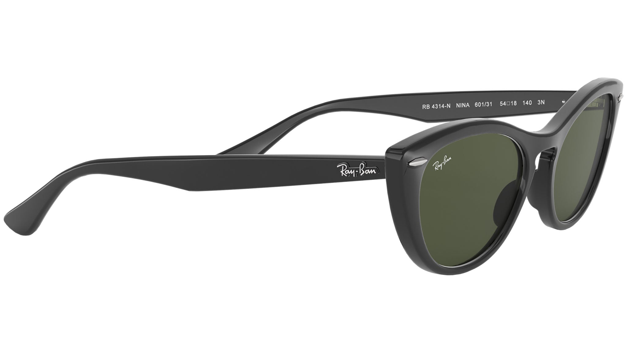 Ray-Ban Nina RB4314N 601/31 Black Sunglasses - eye-oo.com
