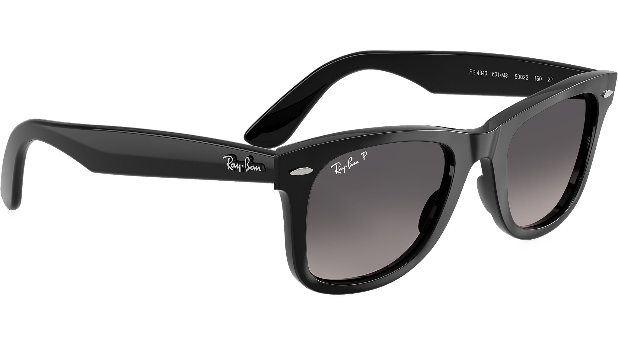 Wayfarer Ease RB4340 Ray-Ban Sunglasses 601/M3 Black - eye-oo.com