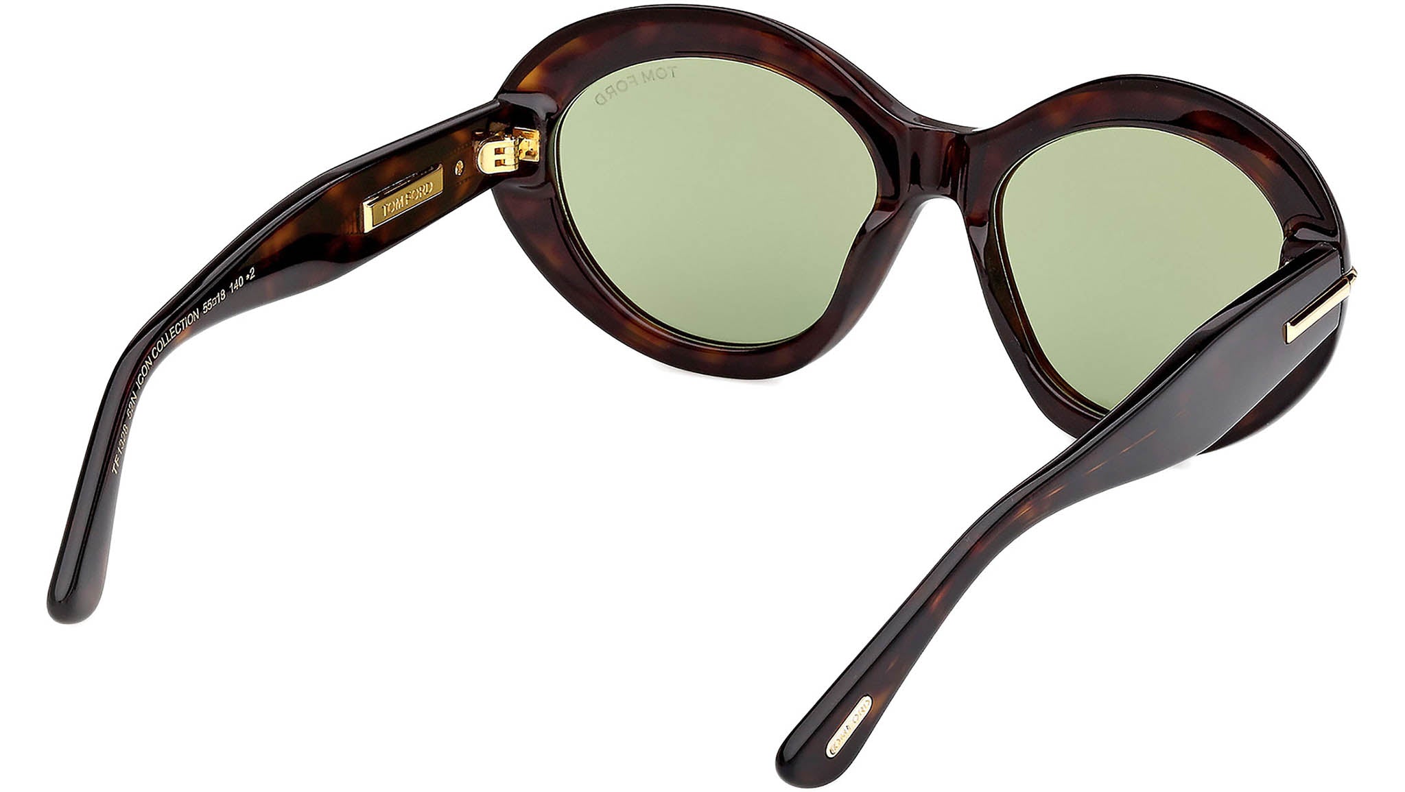 Tom Ford Icon Sunglasses FT1328 52N Dark Havana - eye-oo.com
