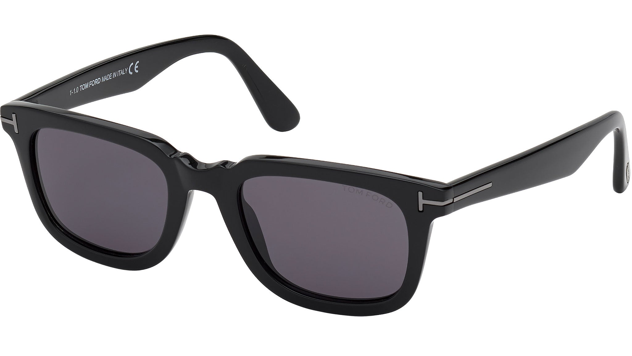 Tom Ford Dario Sunglasses FT0817 01A Shiny Black - eye-oo.com