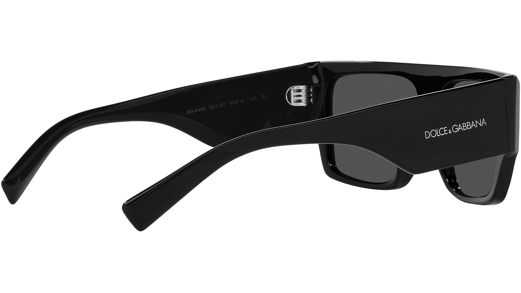 Dolce & Gabbana DG4459 Sunglasses 501/87 Black - eye-oo.com