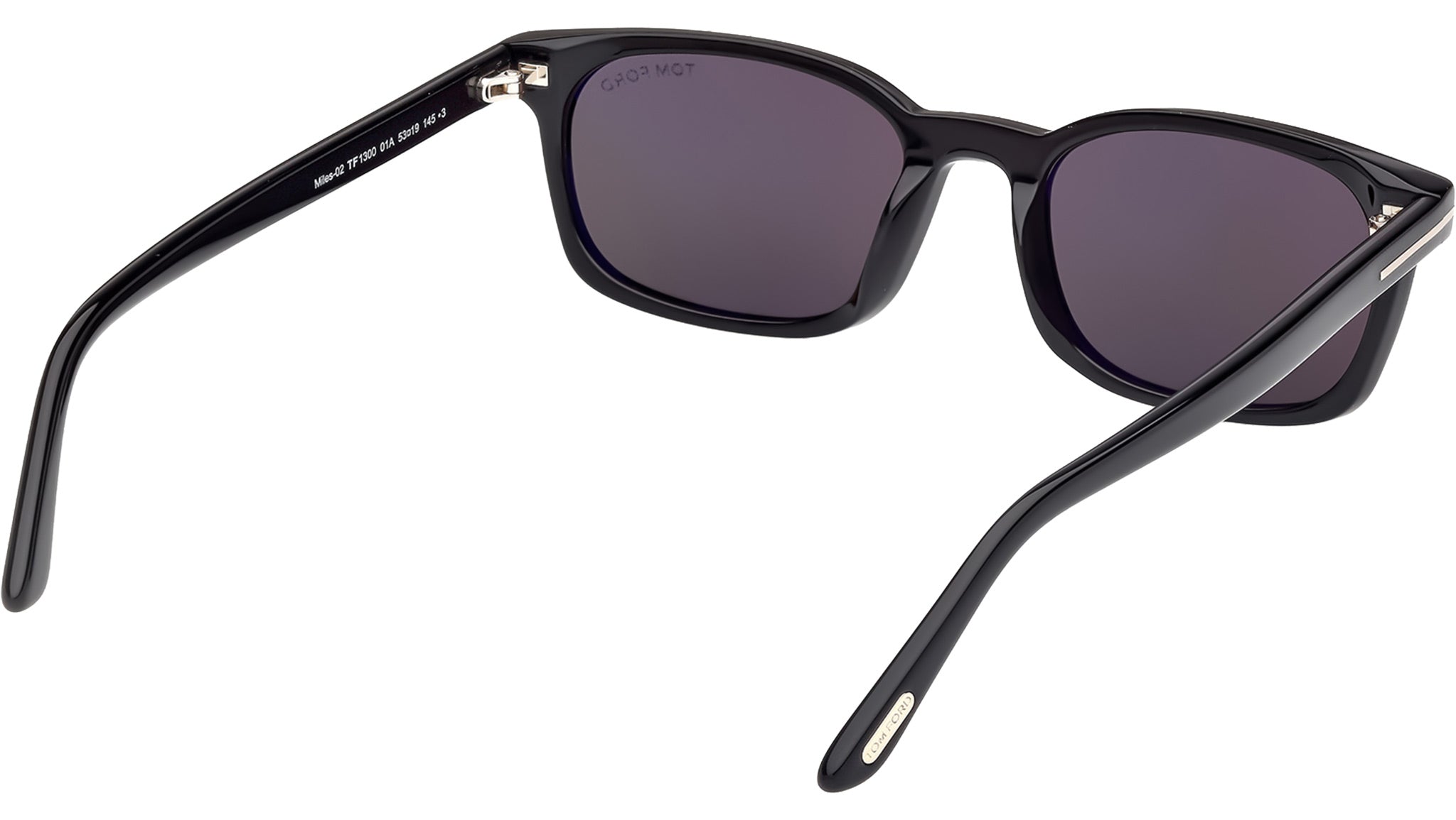 Tom Ford Miles-02 Sunglasses FT1300 01A Shiny Black - eye-oo.com