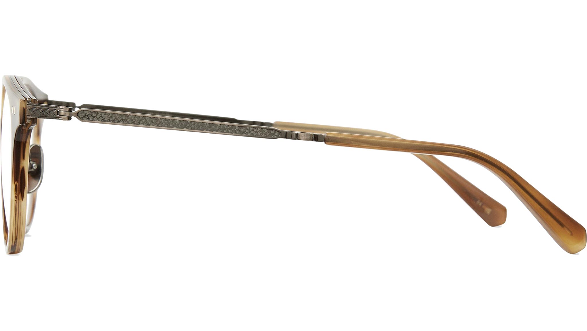 Mr. Leight Marmont Combo C Eyeglasses Beachwood Antique Gold
