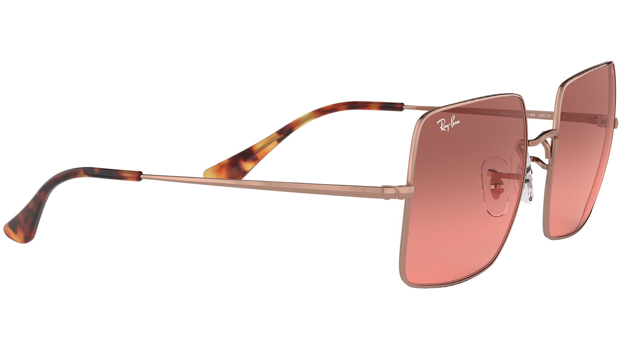 Womens Ray-Ban RB1971 Square Frame 9151AA Photochromic gradient lenses by Evolve Ray-Ban Women main image 2