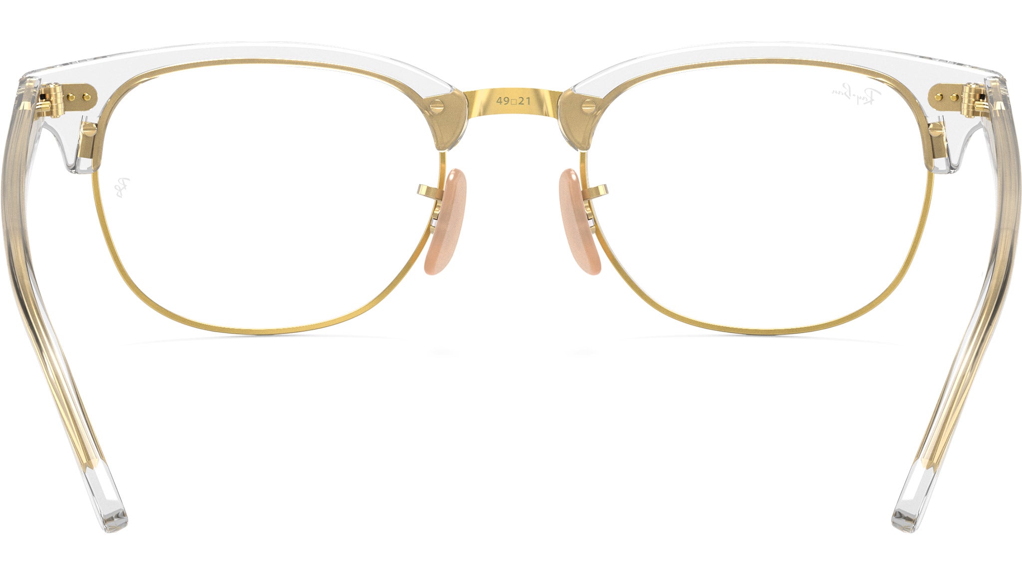 Clubmaster RB5154 Ray-Ban Glasses 5762 Transparent - eye-oo.com