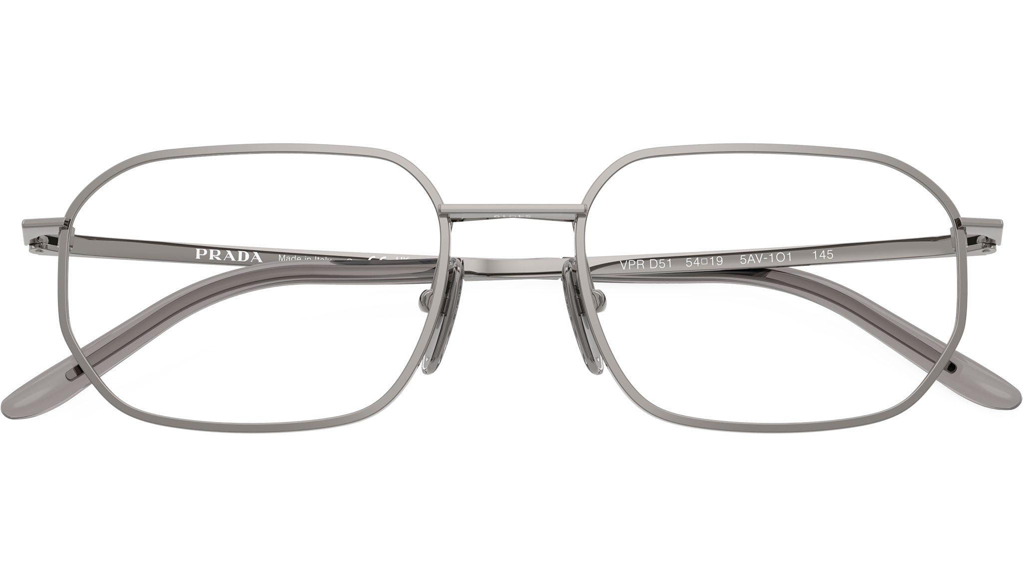 PR D51V Prada Glasses 5AV1O1 Gunmetal - eye-oo.com