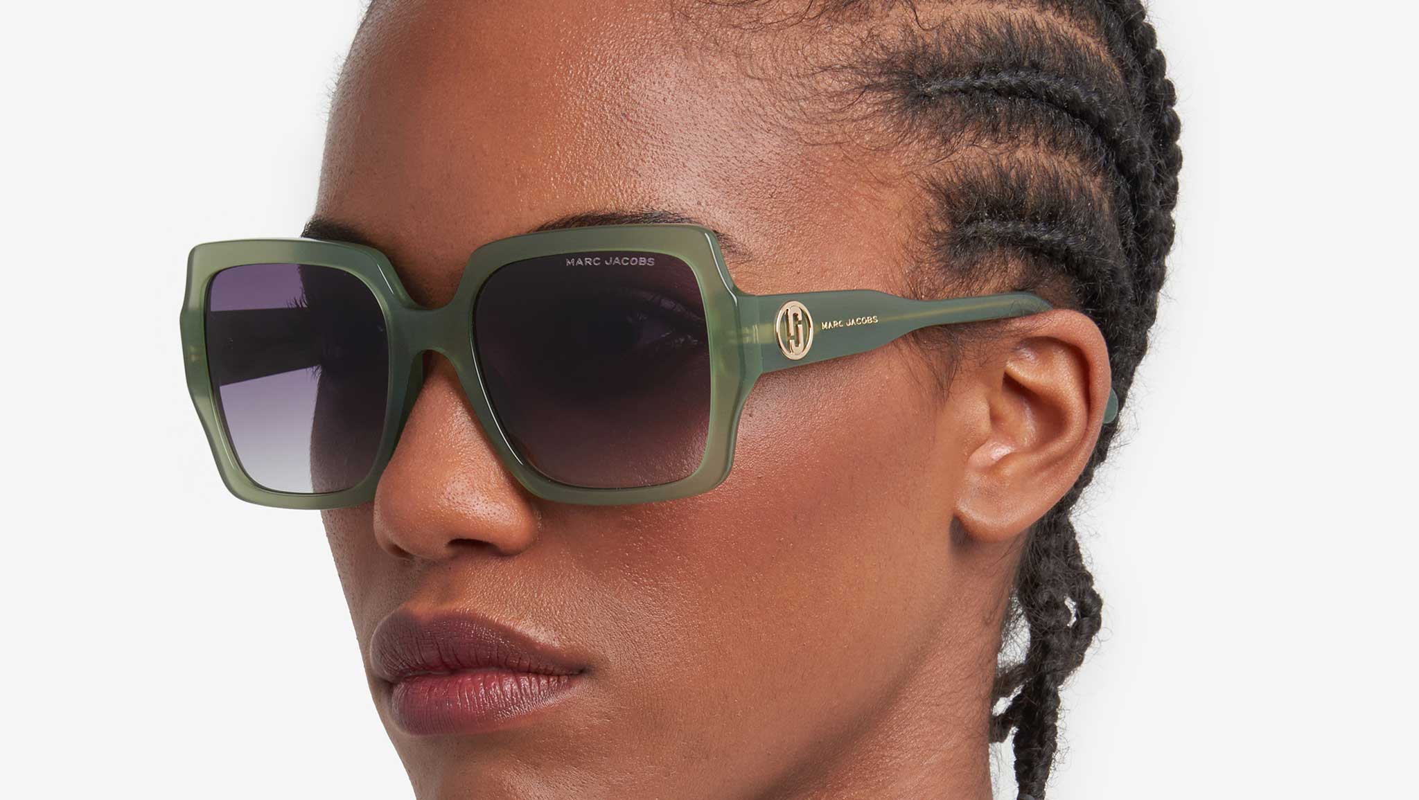 Marc by Marc Jacobs Olive Green sunnies Marc Jacobs MARC 731/S 1ED GB Sunglasses Green - eye-oo.com main image 4