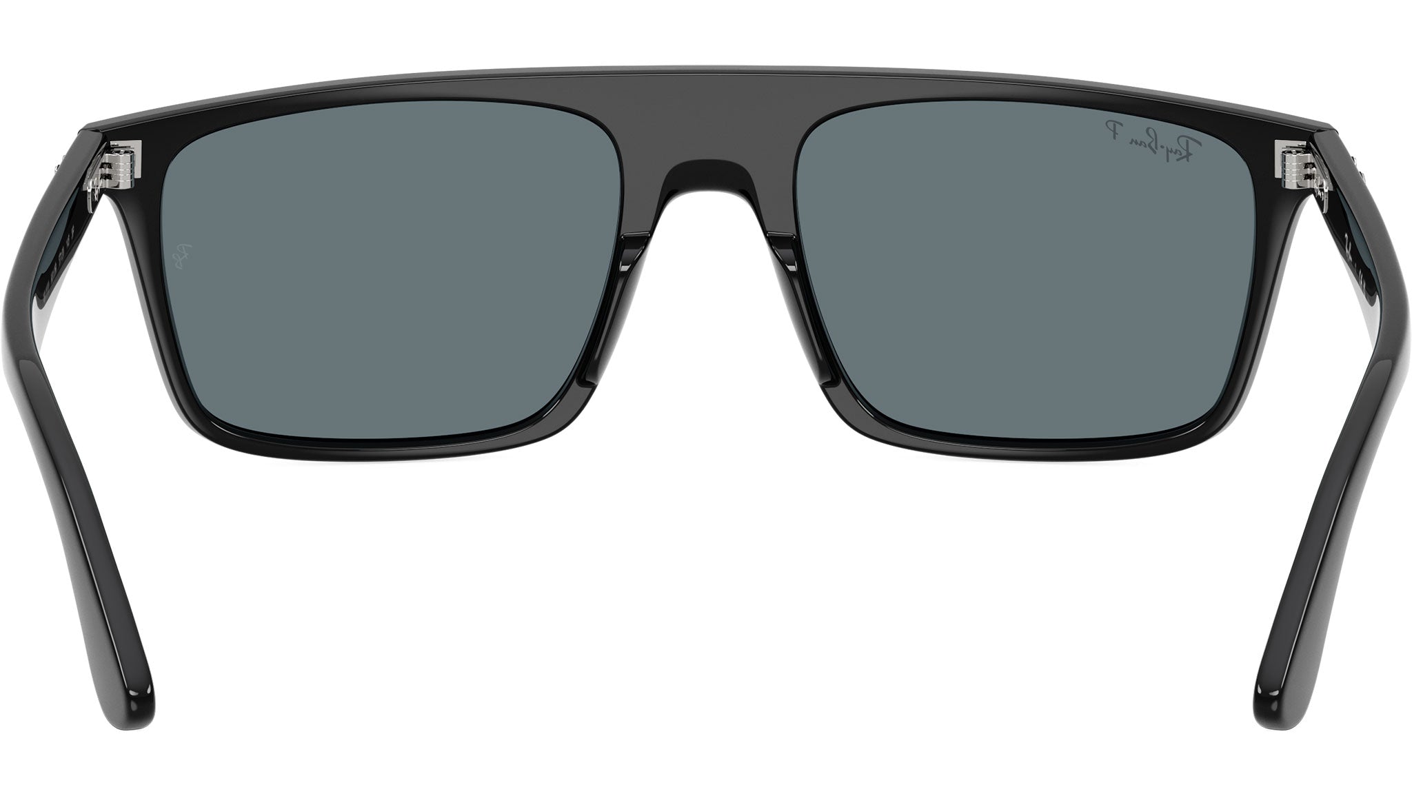 Rayban Polarized Sunglasses and Case RB2 Ray-Ban RB2222 Sunglasses 901/3R Black - eye-oo.com main image 3