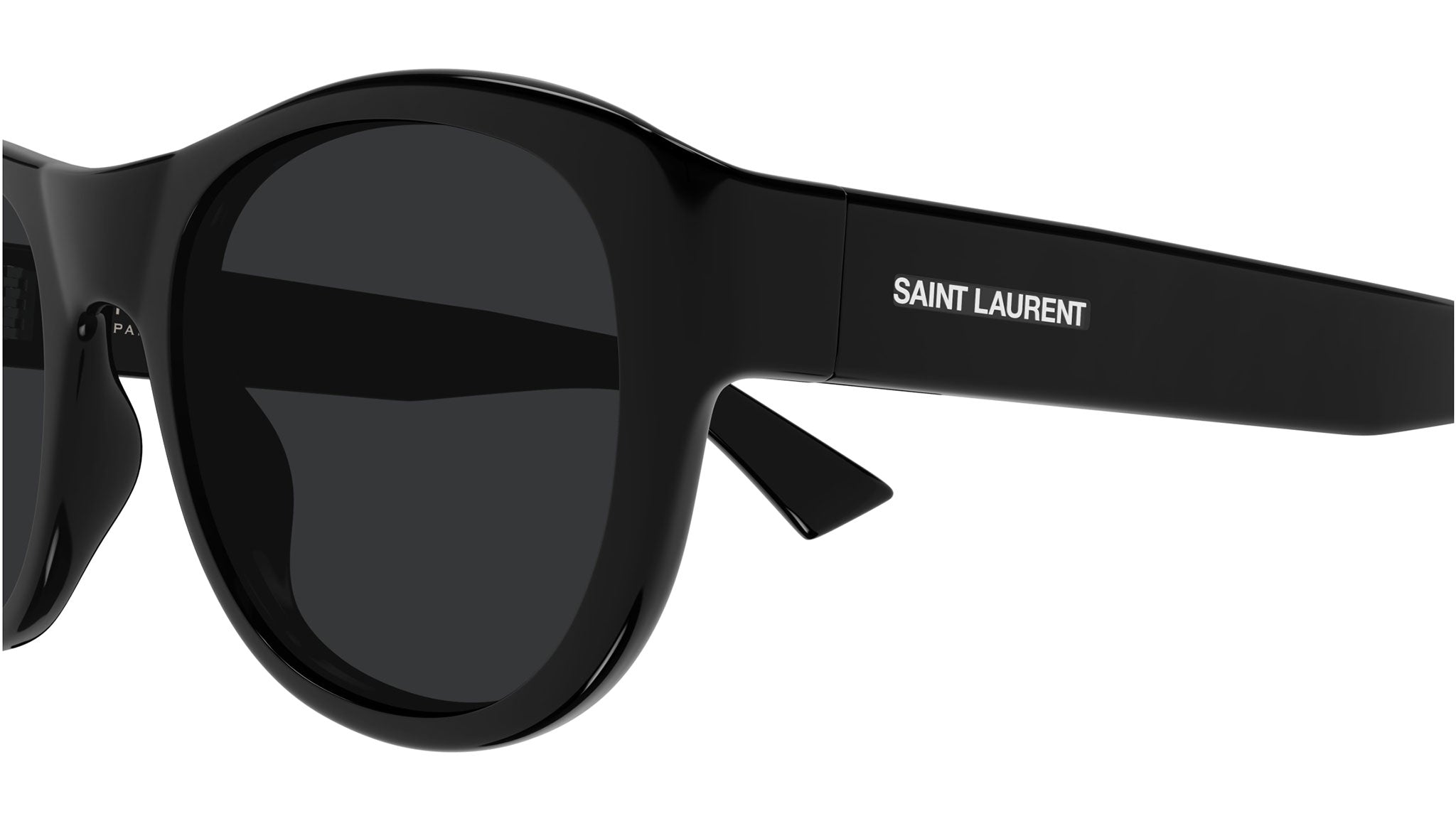 Saint Laurent SL 798 MAXIME 001 Oval Sunglasses Black - eye-oo.com