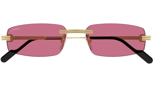 Cartier Première CT0535S Sunglasses 004 Shiny Gold - eye-oo.com display picture 2