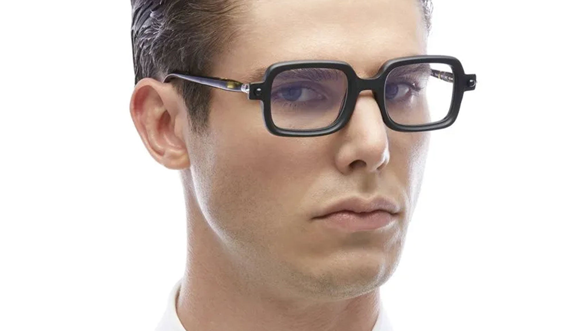 Kuboraum P2 BM YH Black Matt Yellow Optical Frame - eye-oo.com