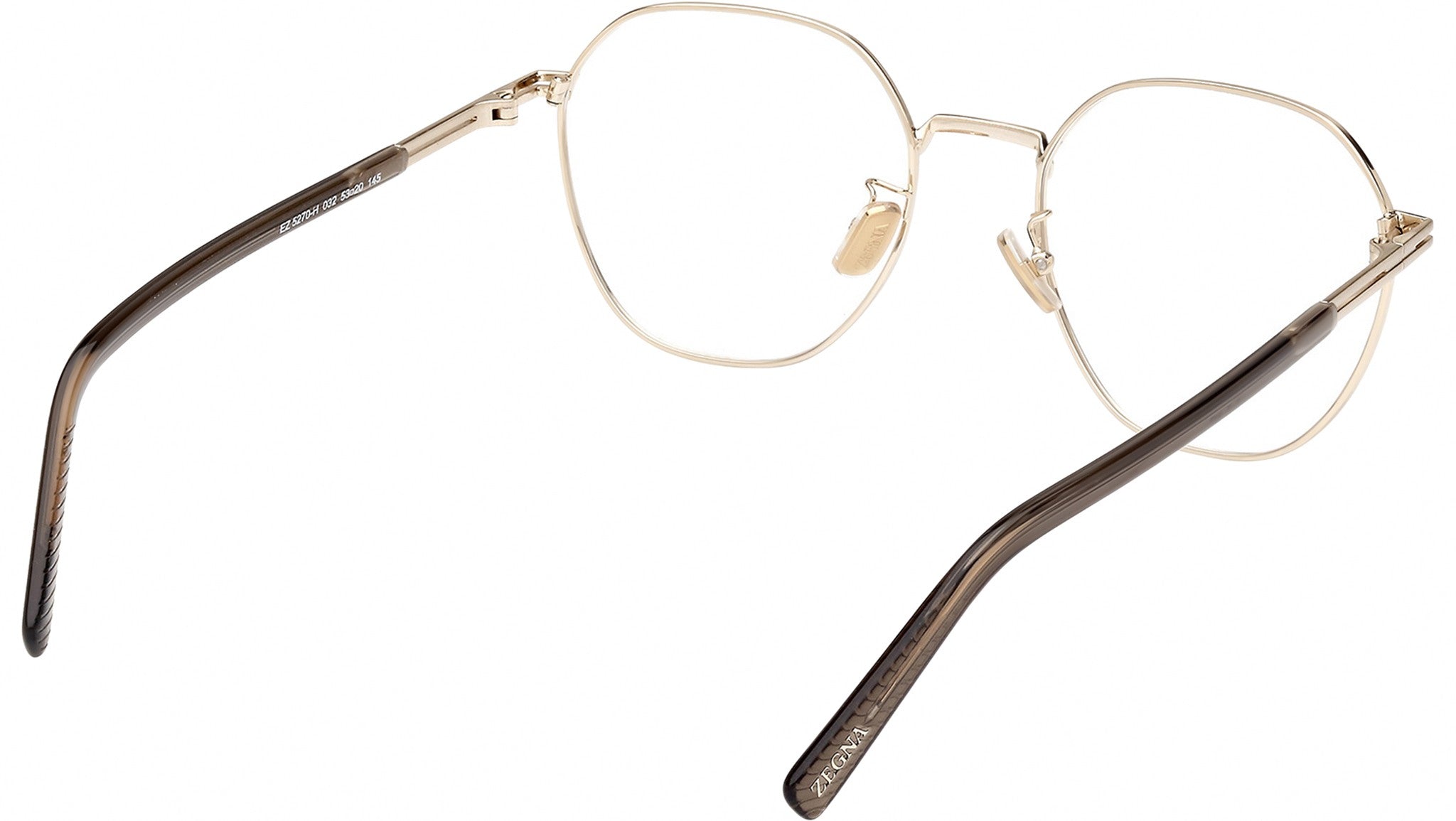 Zegna EZ5270-H 032 Glasses Shiny Pale Gold - eye-oo.com