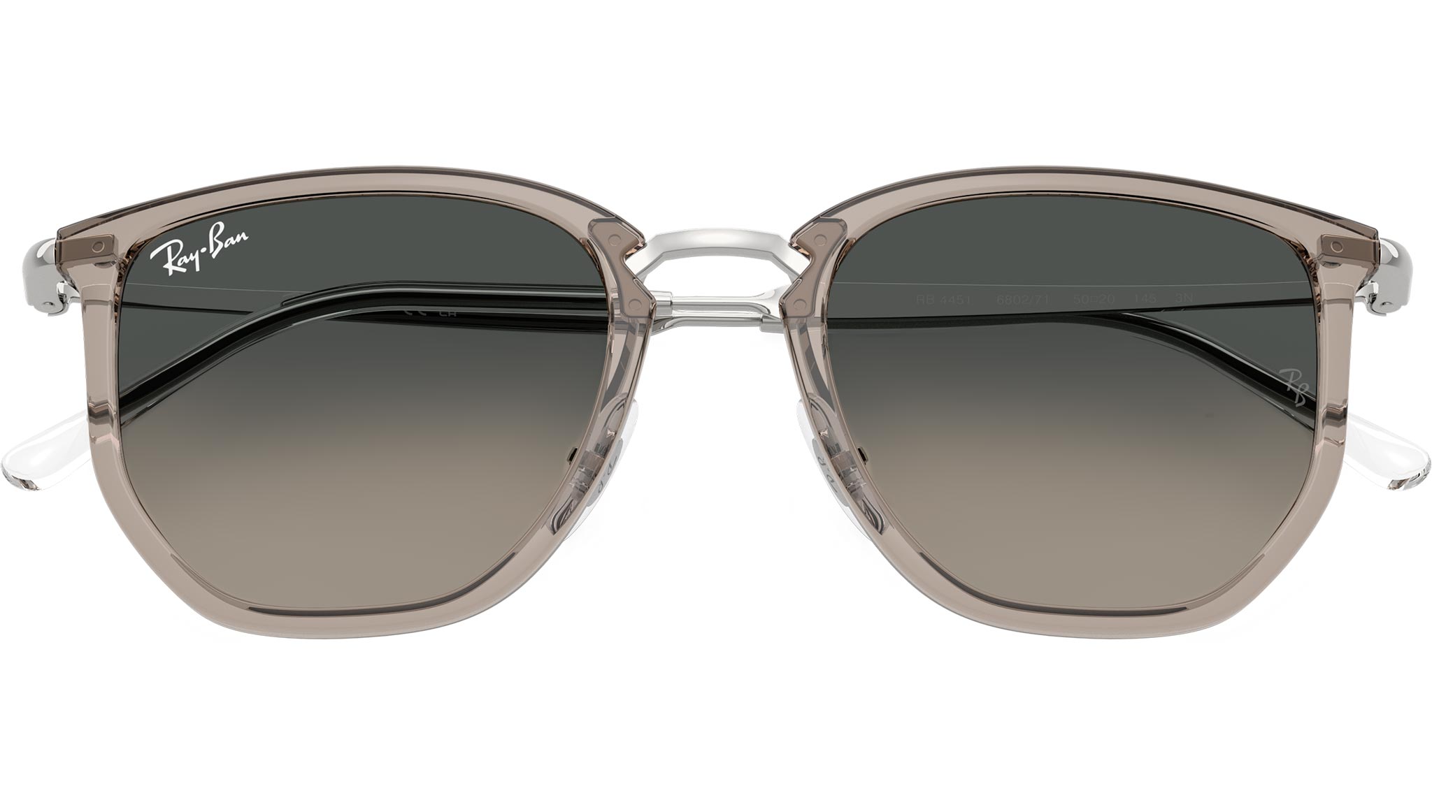 RB4451 Ray-Ban Sunglasses 680271 Transparent Grey - eye-oo.com