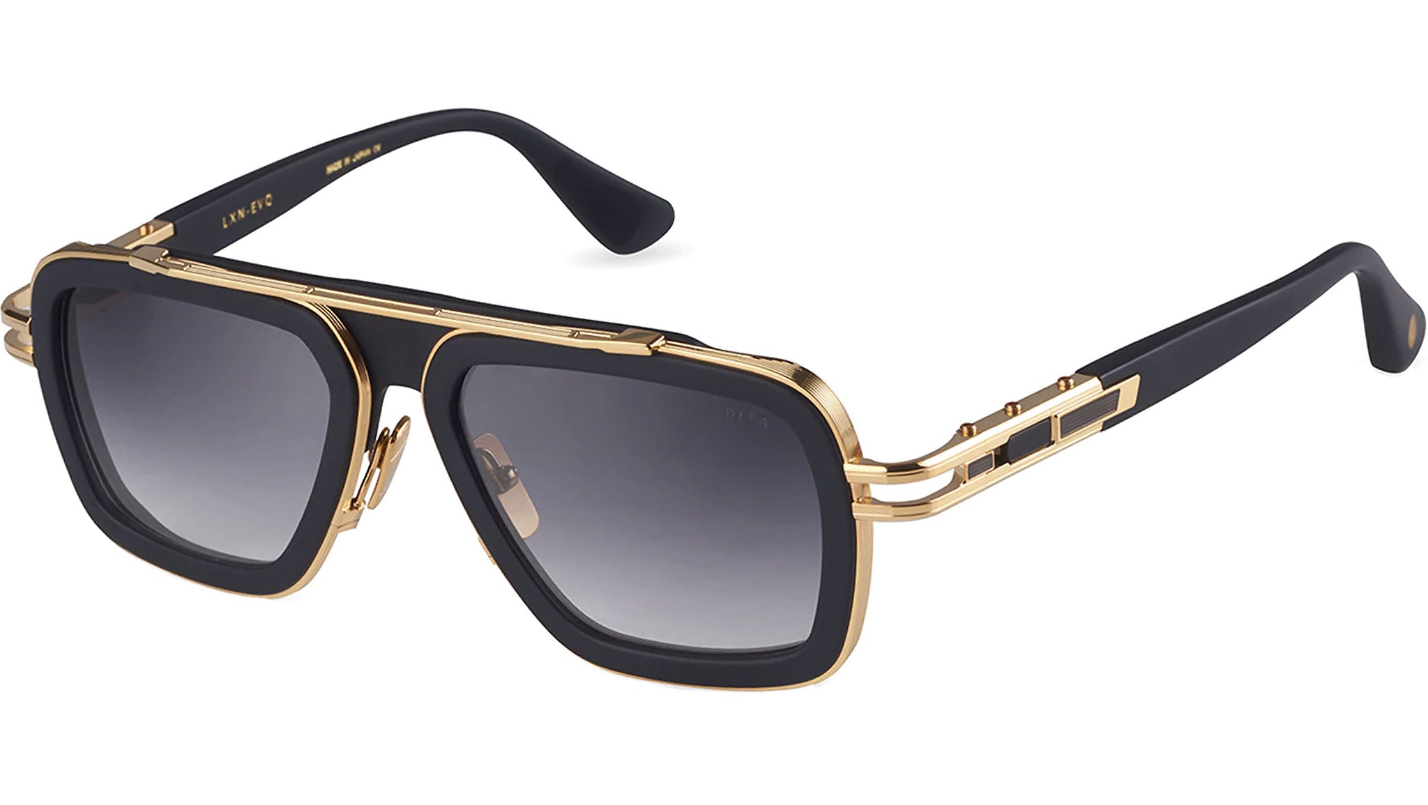 Dita LXN-EVO DTS403 Sunglasses 01 Matte Black Yellow Gold - eye-oo.com