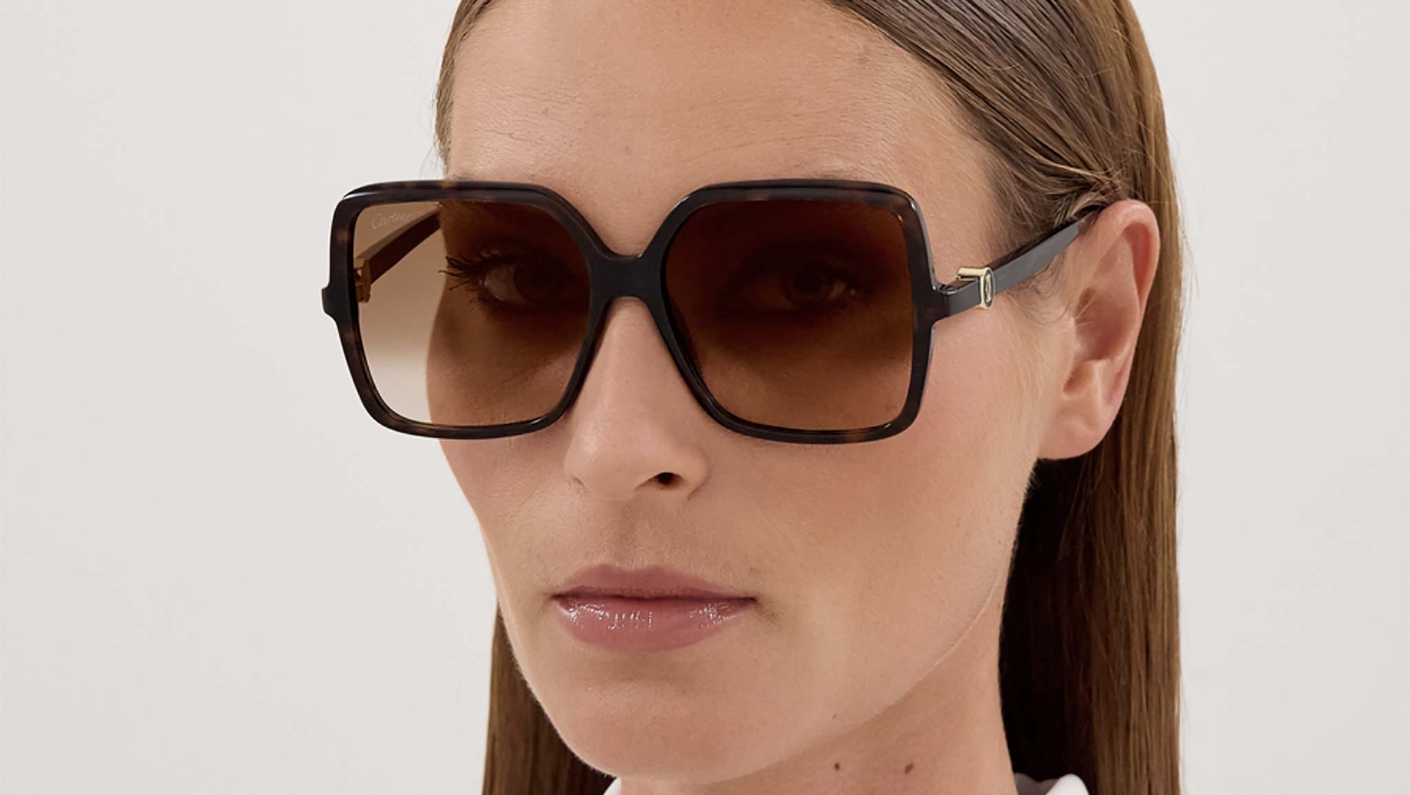 Cartier CT0641S Sunglasses 002 Dark Havana Brown - eye-oo.com
