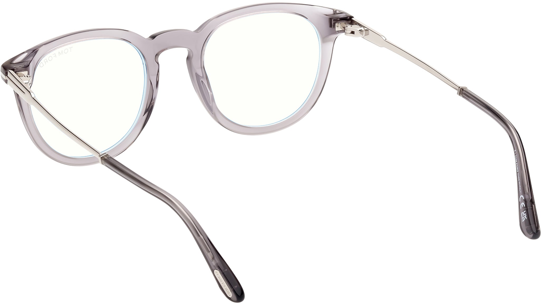 Tom Ford FT5905-B Optical Frame 020 Shiny Grey / Palladium - eye