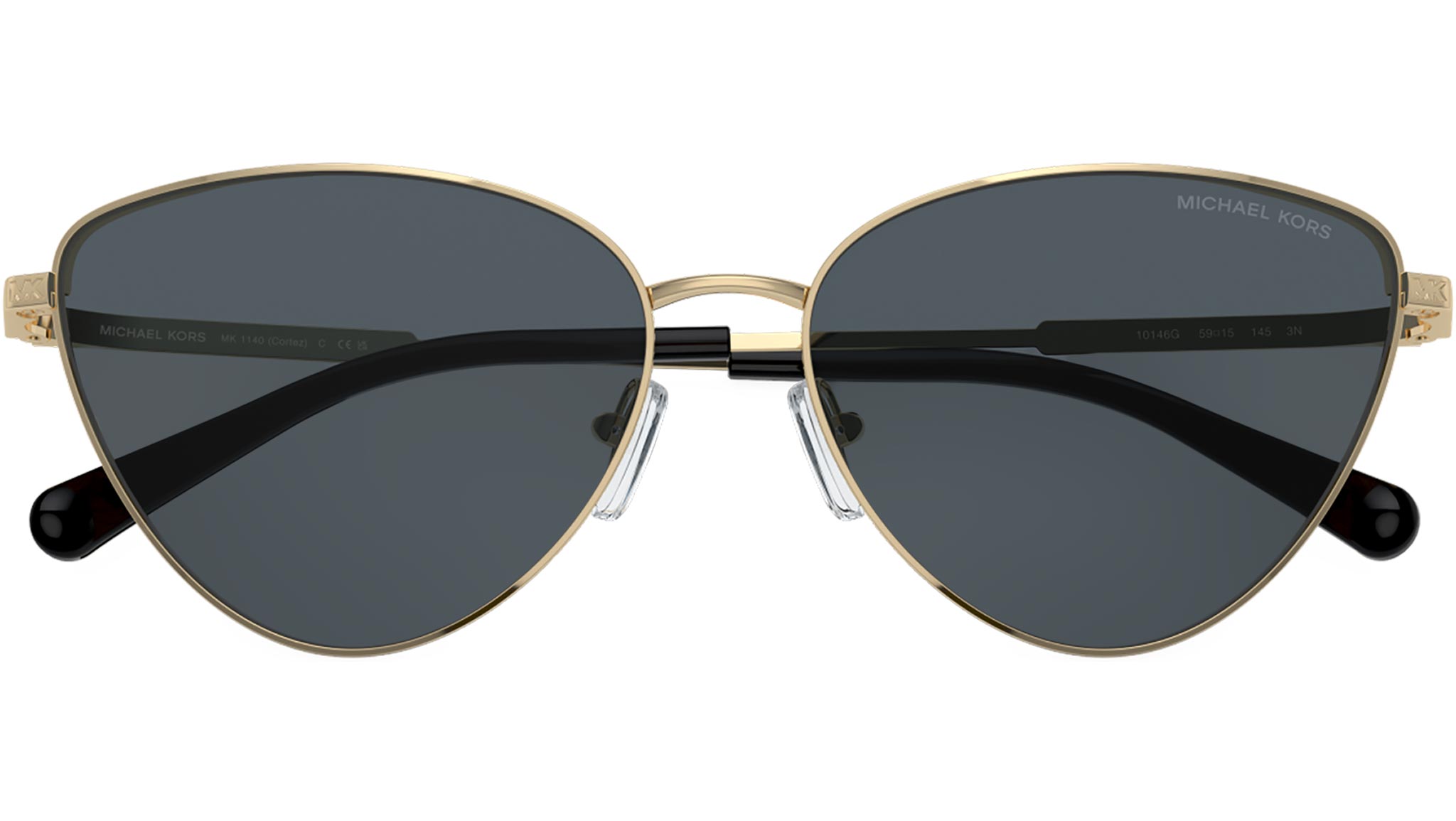 Michael Kors Cortez MK1140 Sunglasses 10146G Light Gold 