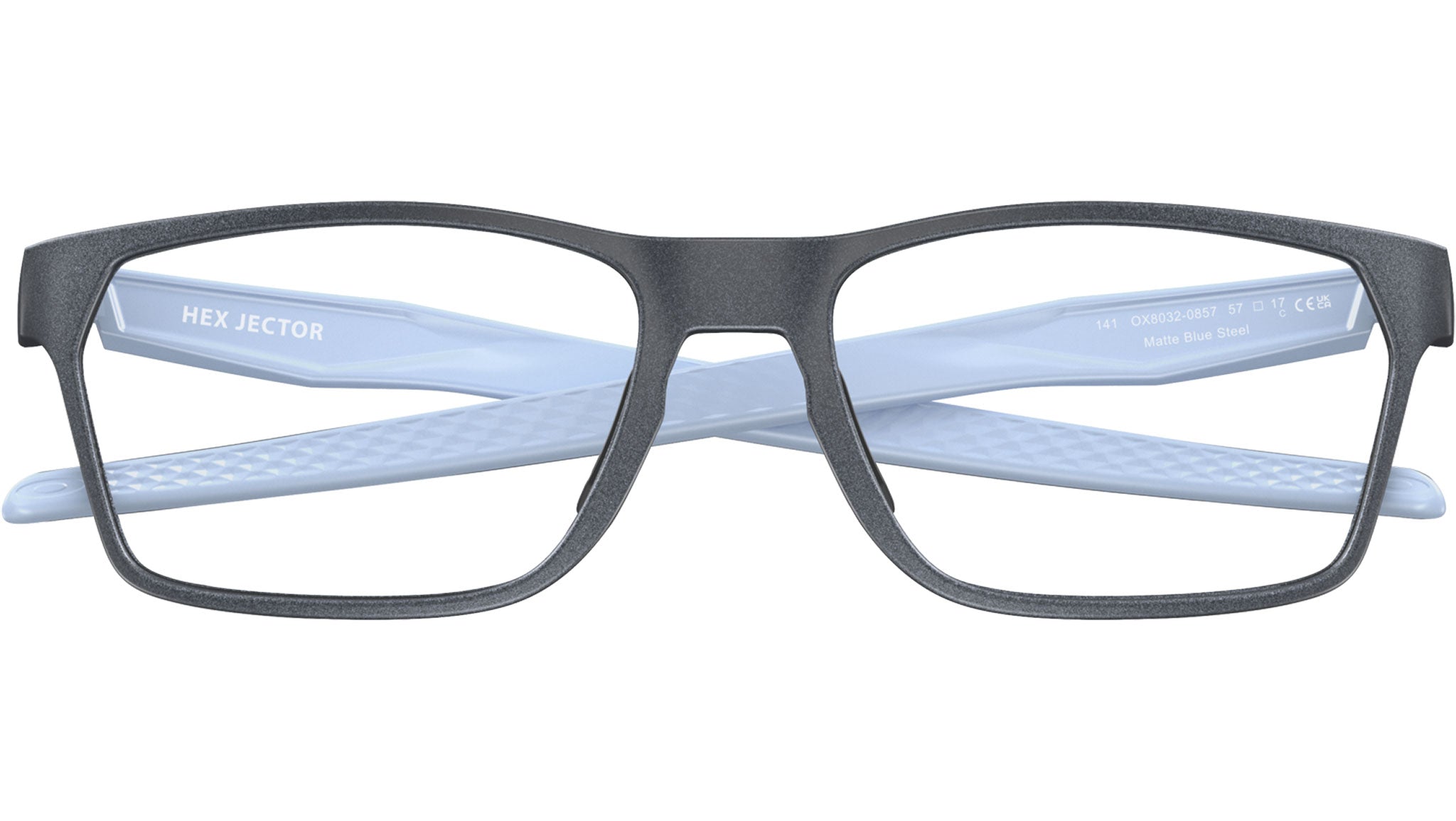 Oakley Hex Jector OX8032 803208 Optical Frame Matte Blue Steel
