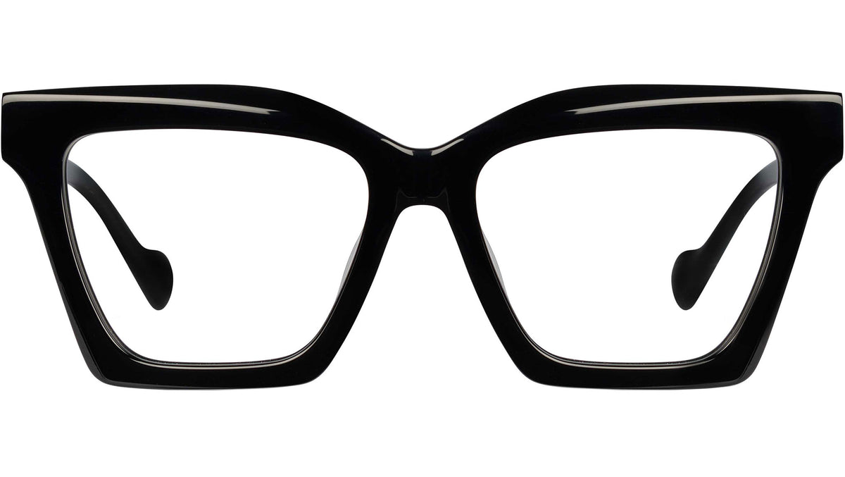 Crinkle Kreuz Black