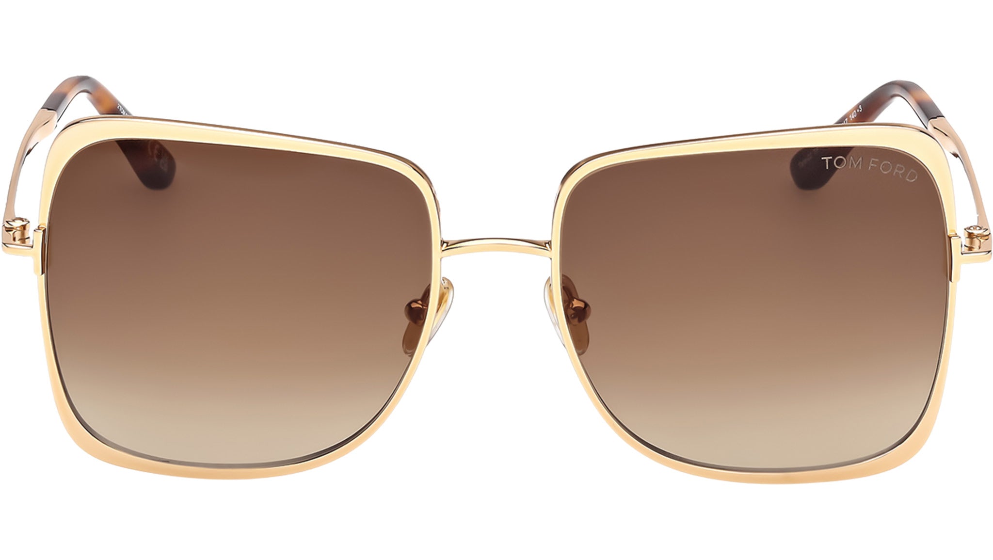 Tom Ford Tara-02 Sunglasses FT1319 30F Shiny Deep Gold - eye-oo.com