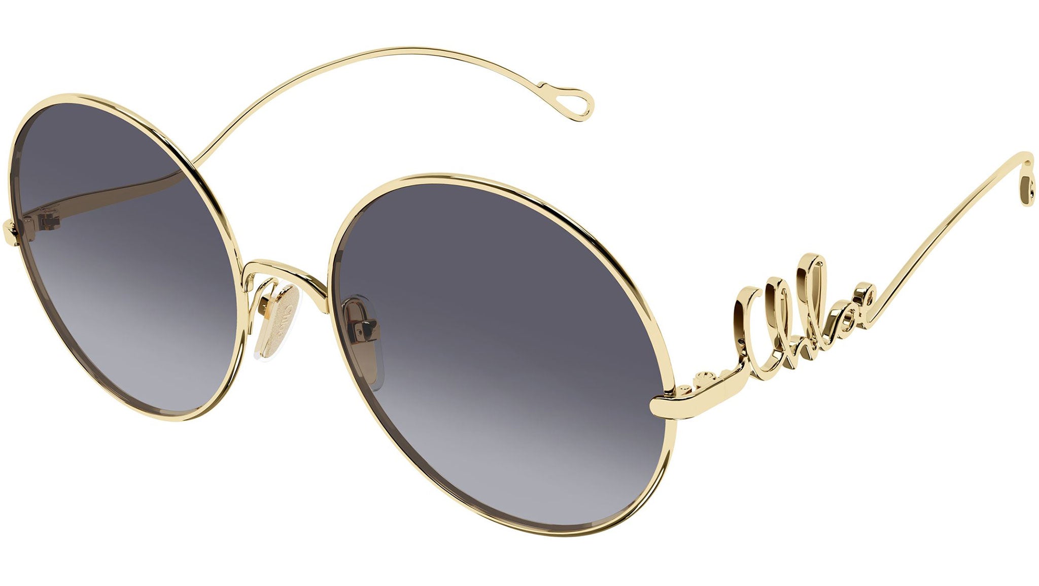 CH0282S Chloé Rectangular Sunglasses 002 Gold - eye-oo.com