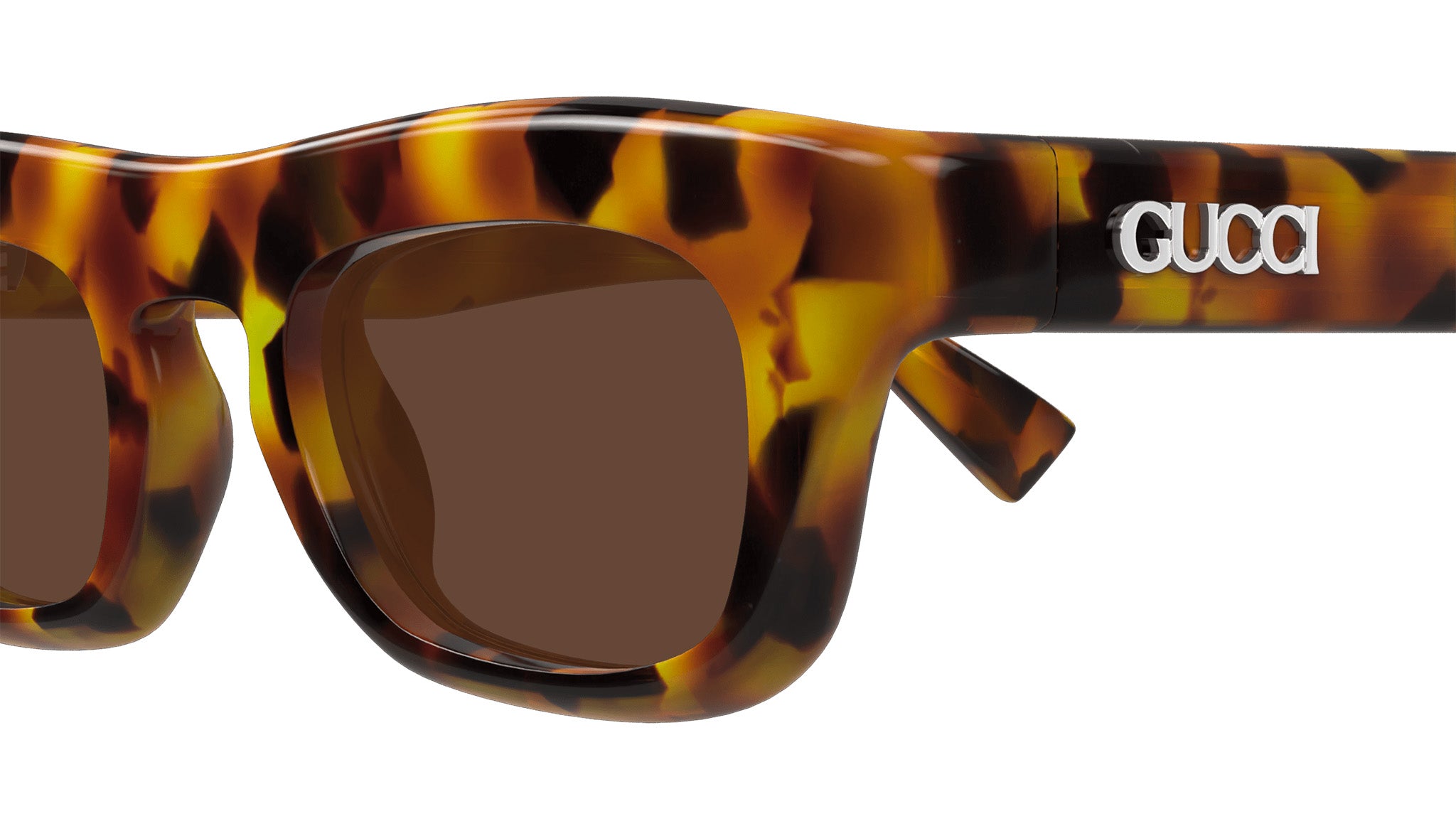 NEW GUCCI SUNGLASSES HAVANA BROWN WOMEN EYEWEAR GUCCI GG1777S 003 Gucci Sunglasses GG1777S 003 Shiny Spotted Havana - eye-oo.com main image 2