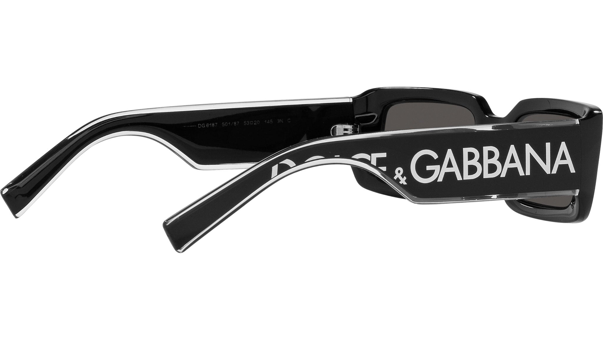 Dolce & Gabbana DG6187 Sunglasses 501/87 Black - eye-oo.com