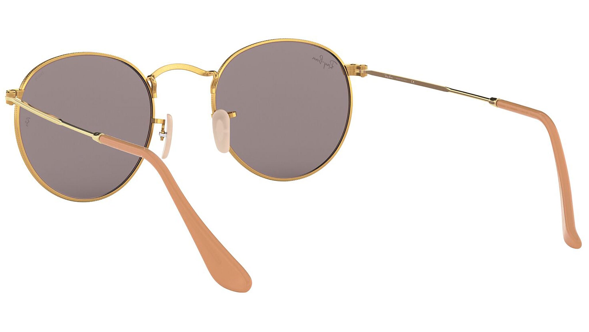 Ray-Ban Round Metal RB3447 9064V8 Gold Sunglasses - eye-oo.com