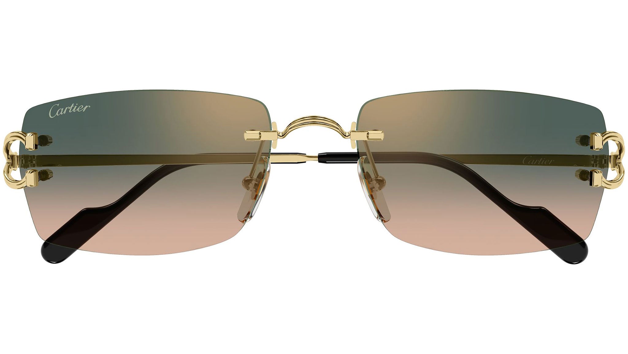 Cartier CT0362S 003 Gold Bronze Sunglasses - eye-oo.com