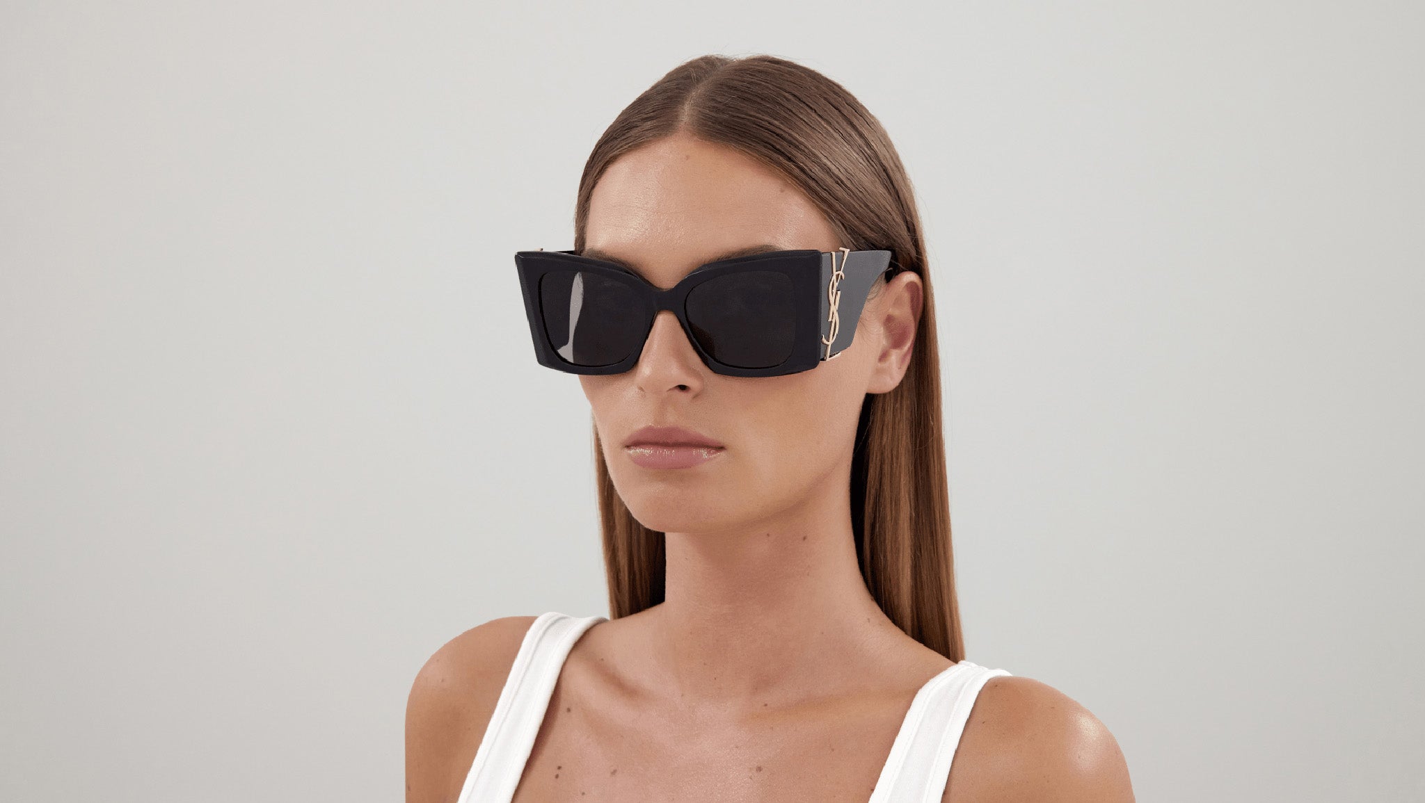 Saint Laurent SL M119 Blaze 001 Black Sunglasses - eye-oo.com