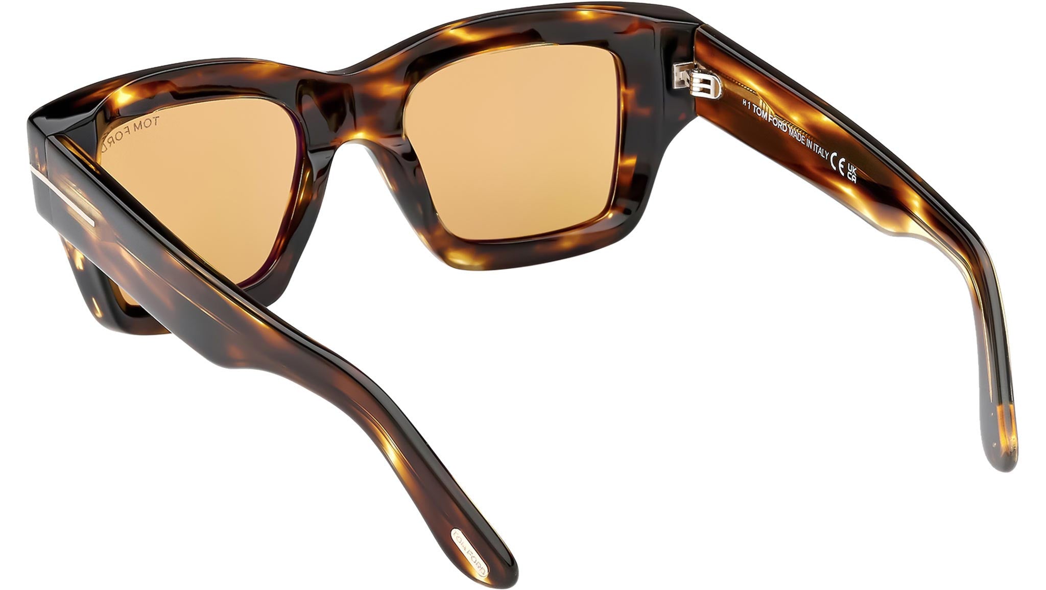 Tom Ford Ilias Sunglasses FT1154 52E Striped Havana - eye-oo.com display picture 1